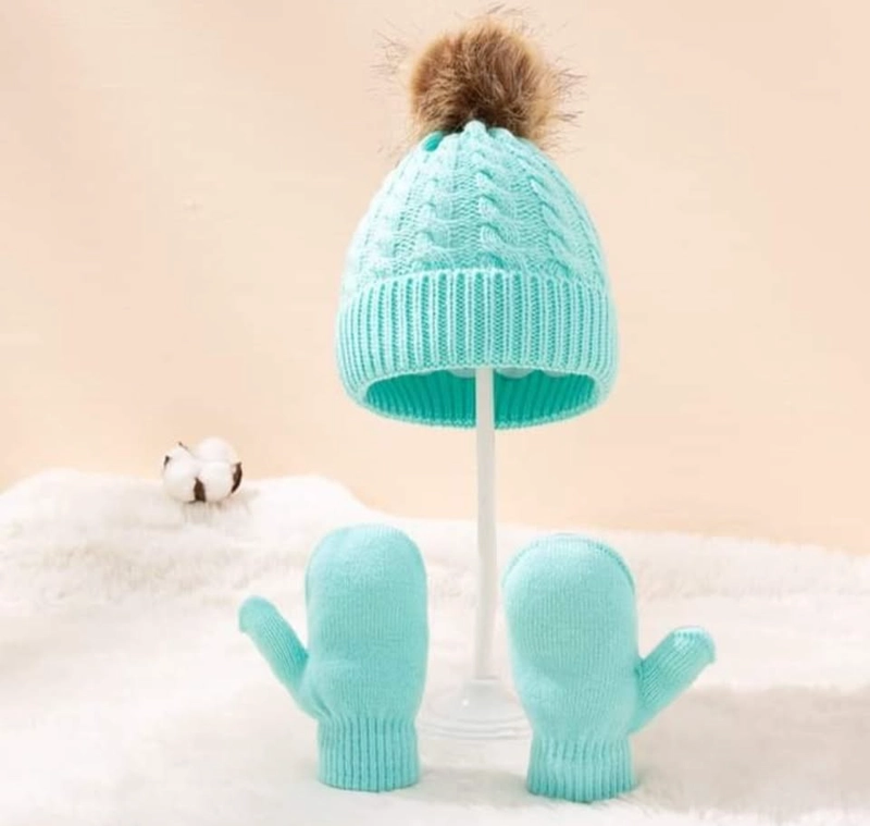 SET GORRO Y GUANTES PARA BEBE 2 MESES A 3 AÑOS - 1