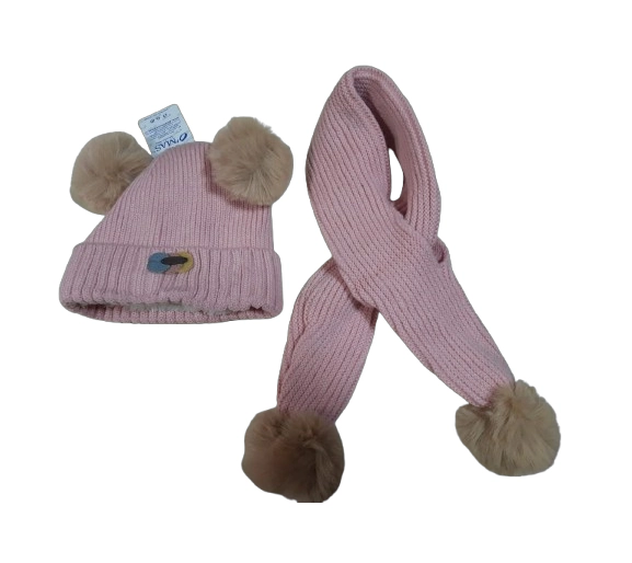 SET GORRO Y CUELLO PARA BEBE 1 AÑO A 3 AÑOS - 1
