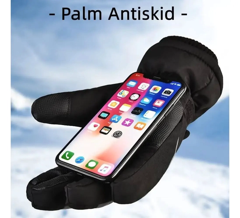 GUANTES TE RMICOS INVIERNO PARA NIEVE O MOTO ADULTO - 5