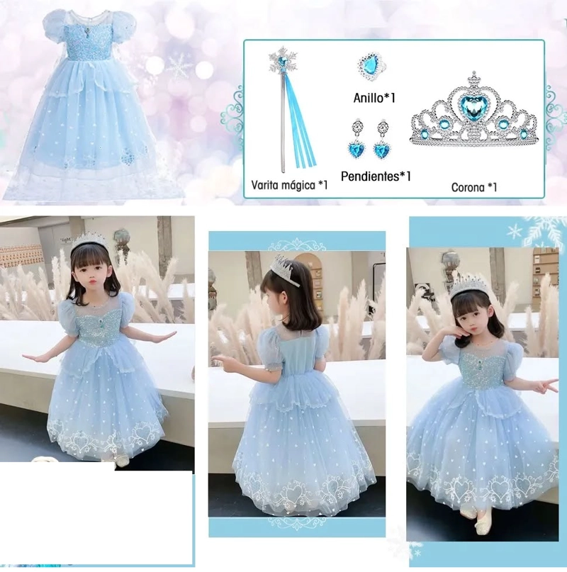 SET DISFRAZ, CAPA Y ACCESORIOS PARA NIÑA TALLA 140 - 1