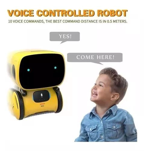 ROBOT INTELIGENTE TACTIL Y CON COMANDO DE VOZ EN ESPAÑOL. JUGUETE NIÑOS, JOVENES Y TECNOLOGICOS. - 1