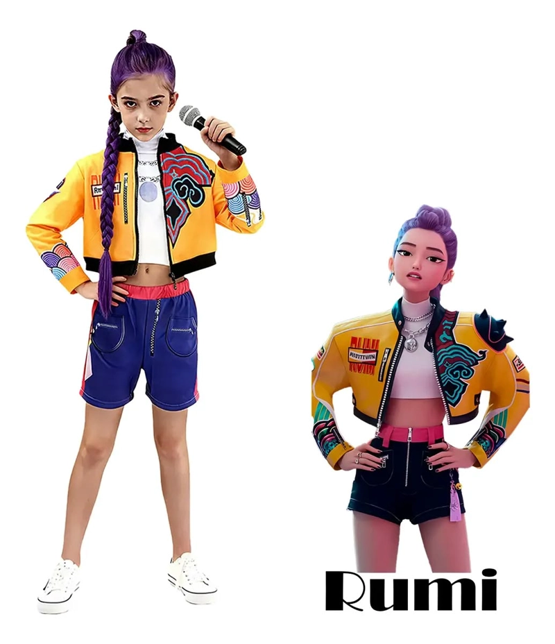 SET DISFRAZ K POP 3 PIEZAS PARA NIÑA TALLA 10 A 12 AÑOS - 1