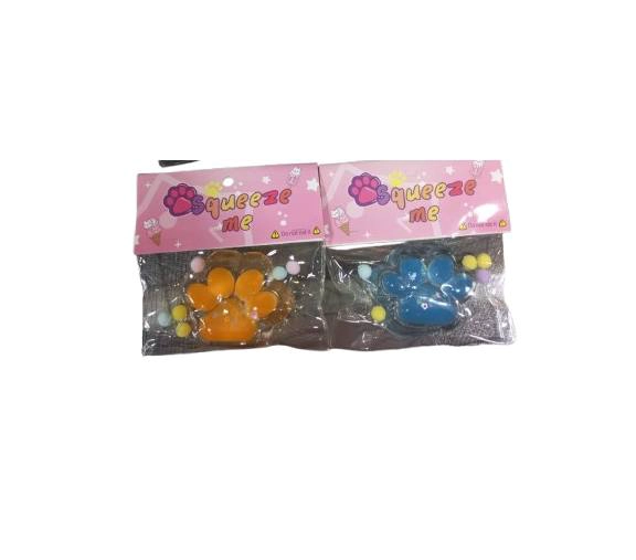 PACK 2UNDS JUGUETE SQUISHY PATA 7CM - 1