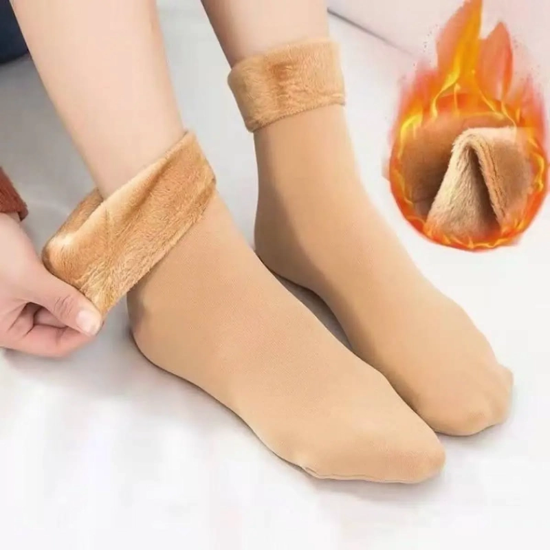 PACK 2 PARES CALCETINES TERMICA CON POLAR PARA MUJER - 1