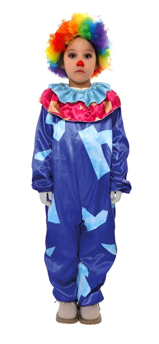 DISFRAZ PAYASO CON GUANTES TALLA 10 A 12 ( NO INCLUYE PELUCA ) - 1