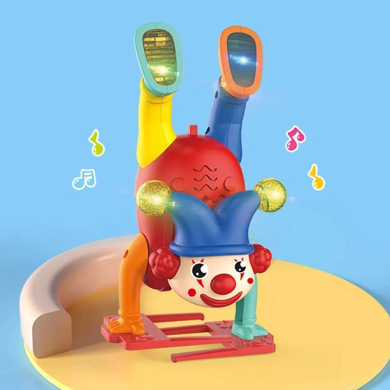 JUGUETE PAYASO CON LUCES Y SONIDO, VIENEN CON LAS PILAS - 1