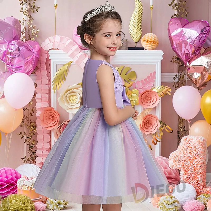 VESTIDO DE FIESTA PARA NIÑA TALLA 4 A 5 AÑOS - 1