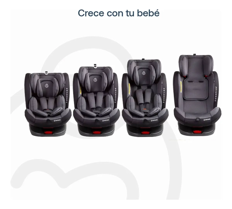 SILLA DE AUTO CONVERTIBLE 360° ISOFIX SATURN SIRVE HASTA 36 KILOS - 4