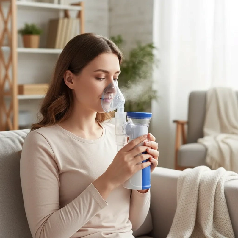 NEBULIZADOR PORTATIL SILENCIOSO USB Y PILAS PARA AULTO Y NIÑO. NO INCLUYE LAS PILAS - 4