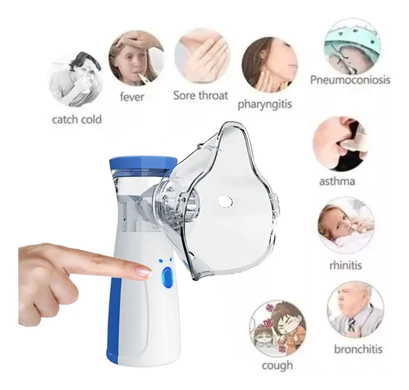 NEBULIZADOR PORTATIL SILENCIOSO USB Y PILAS PARA AULTO Y NIÑO. NO INCLUYE LAS PILAS - 5