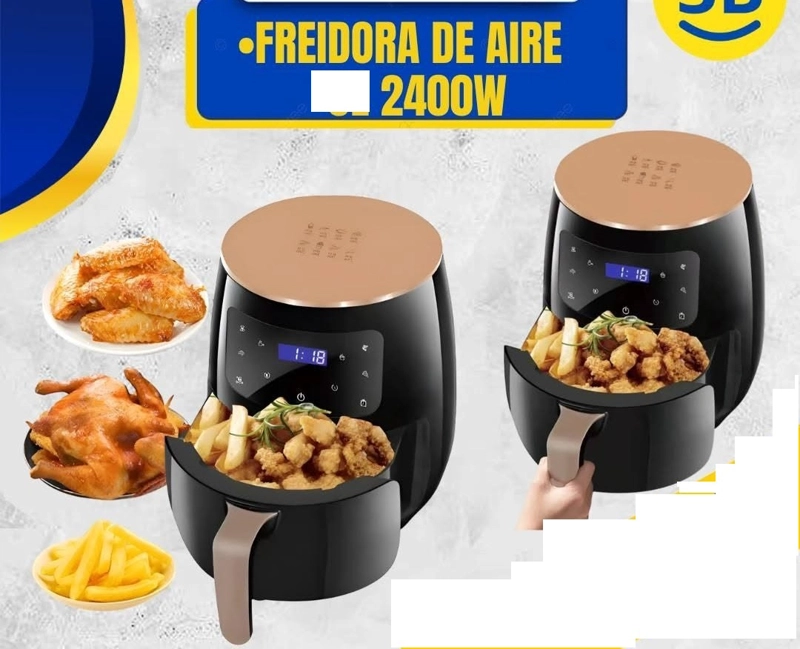FREIDORA DE AIRE 6 L TESKA GRANDE 2400W - 1