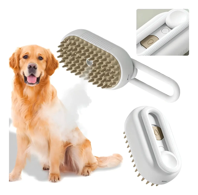 CEPILLO VAPOR ELE CTRICO PARA MASCOTAS PORTATIL RECARGABLE - 3