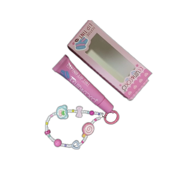 BRILLO LABIAL KEVIN COCO CON PULSERA Y LLAVERO - 4