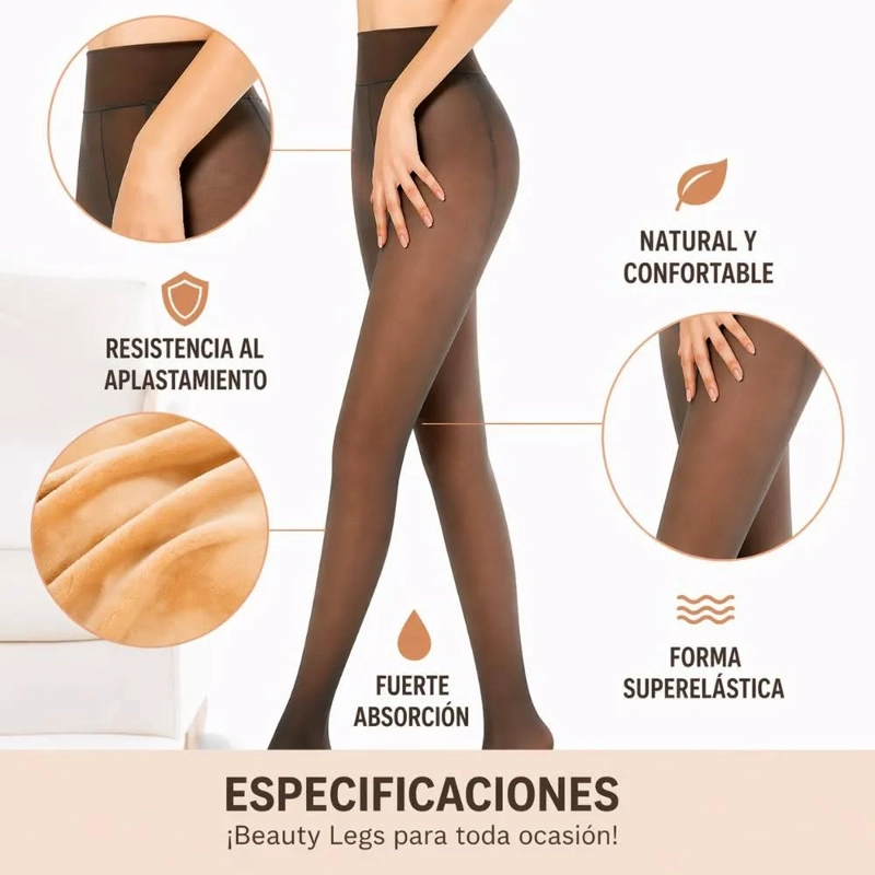 PANTY EFECTO PIEL CON POLAR PARA MANTENERTE CALIENTITA TALLA M/L - 2