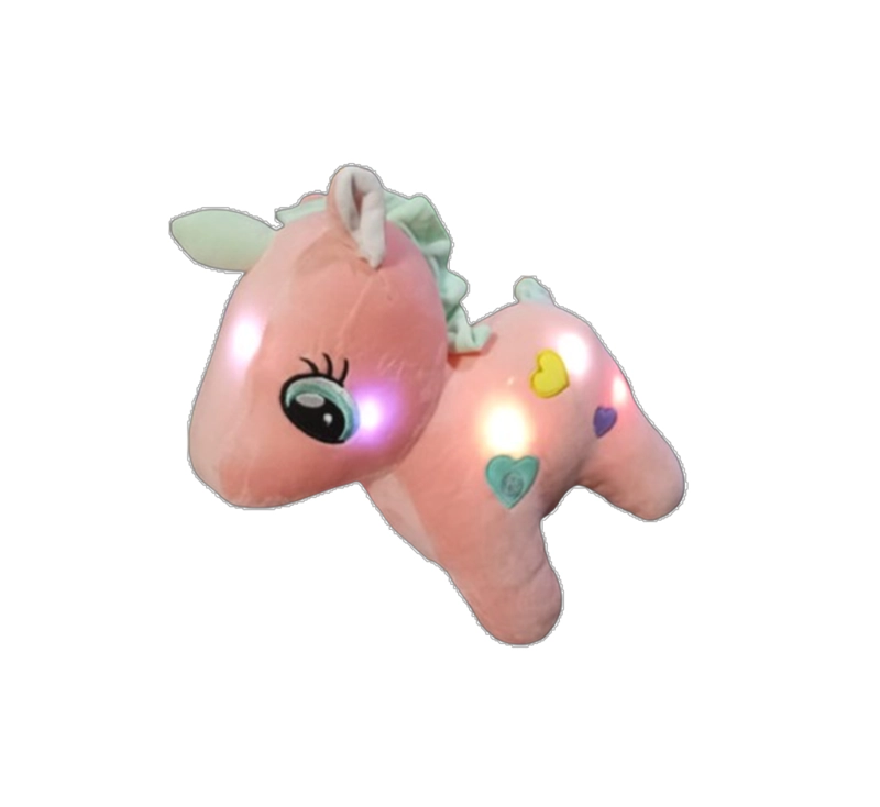 PELUCHE UNICORNIO CON LUZ 40CM. - 3