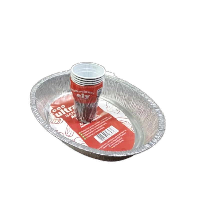 PACK 1 BANDEJA Y 20 VASOS PARA FIESTA, REUNIONES... - 2
