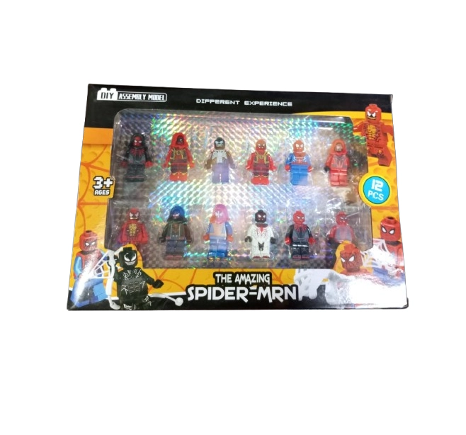 SET 12 MINIFIGURAS BLOQUES CONSTRUCCION. - 2