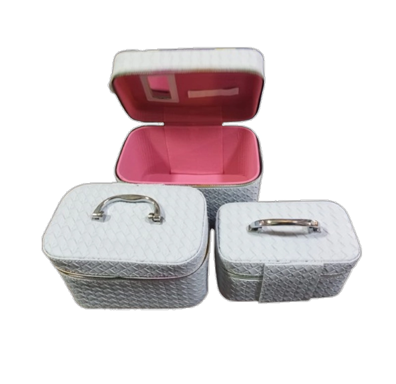 PACK 3 MALETAS ORGANIZADOR COSMETIQUEROS MAQUILLAJE - 1