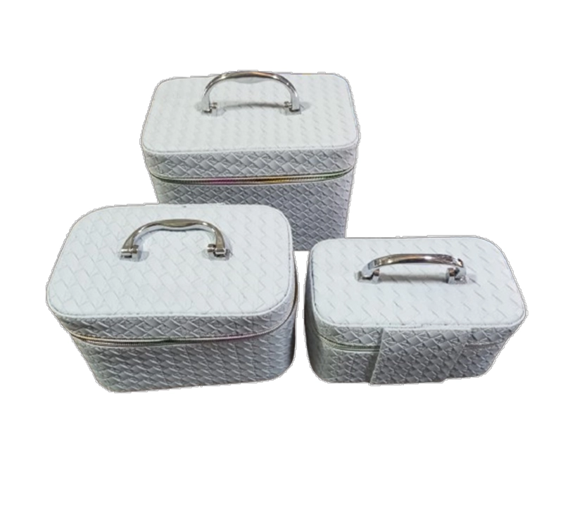 PACK 3 MALETAS ORGANIZADOR COSMETIQUEROS MAQUILLAJE - 2