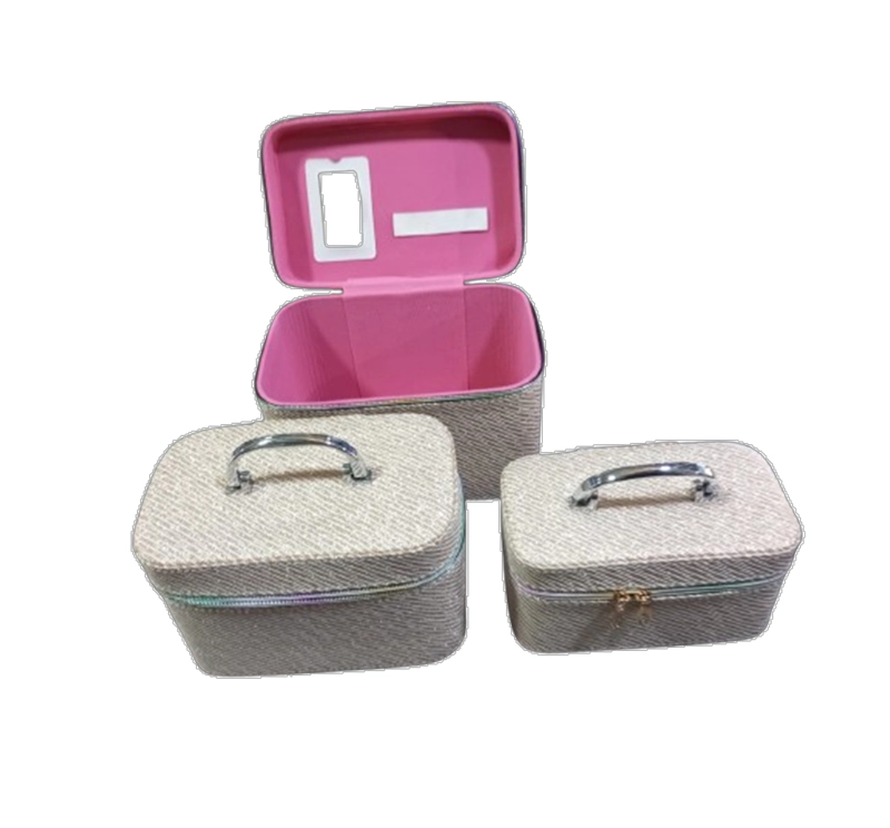 PACK 3 MALETAS ORGANIZADOR COSMETIQUEROS MAQUILLAJE - 1