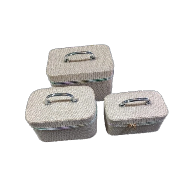 PACK 3 MALETAS ORGANIZADOR COSMETIQUEROS MAQUILLAJE - 3