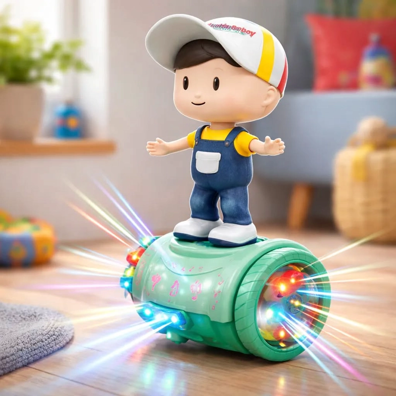 JUGUETE PATINETA CON LUZ, MUSICA Y ROTACION PARA NIÑOS - 1