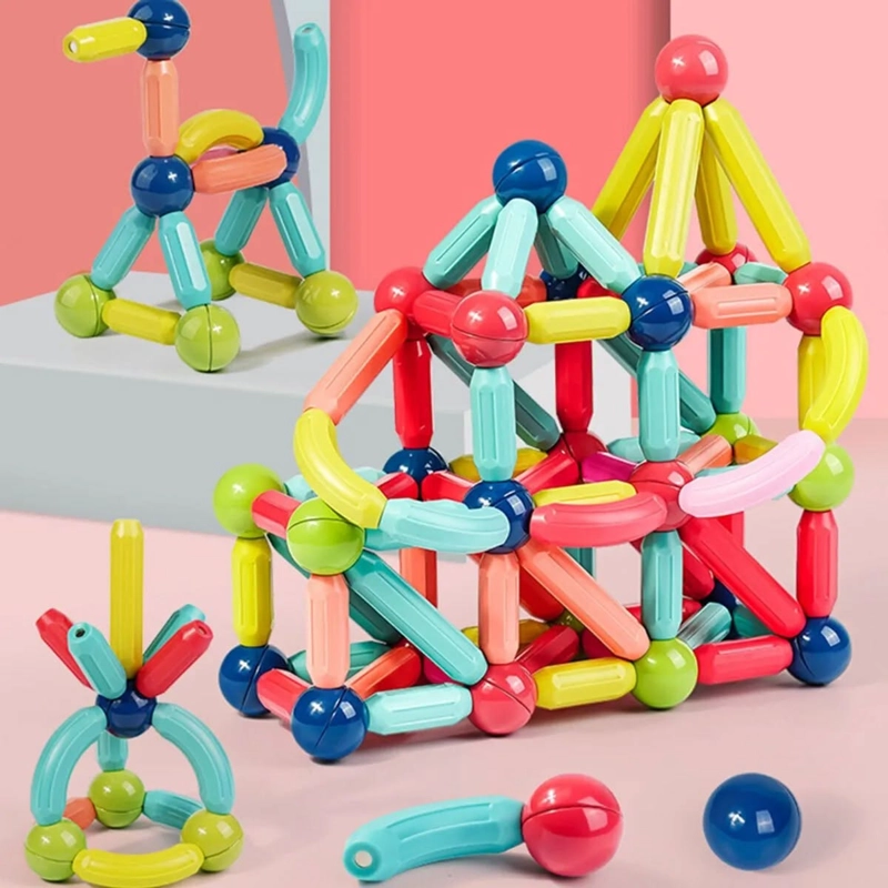 JUEGO BLOQUES MAGNE TICOS EDUCATIVOS 42 PIEZAS PARA NIÑOS - 3