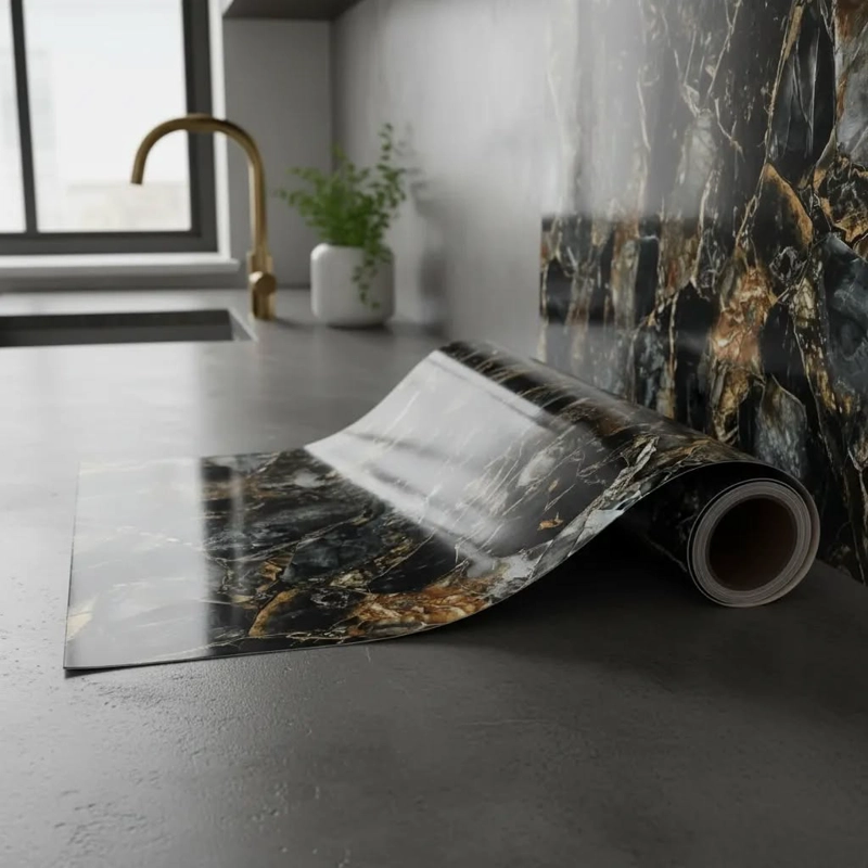 ROLL PAPEL MURAL PVC AUTOADHESIVO MARMOL 10M X 60CM. - 1