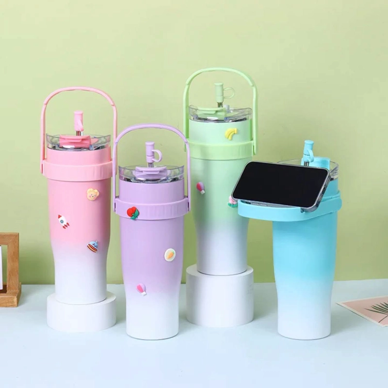 VASO MUG 1200ML PORTA CELULAR ( SOLO VERDE ) 1UND - 1