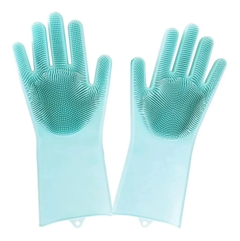 GUANTES DE SILICONA COCINA LAVALOZA - 1