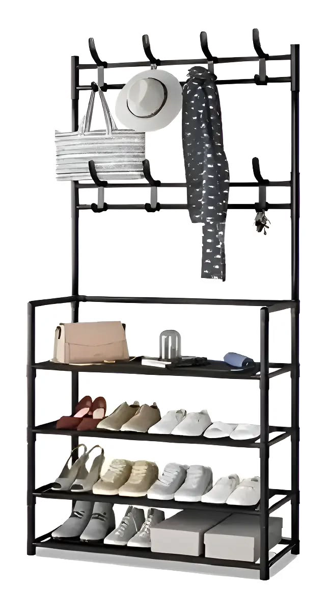ORGANIZADOR ZAPATERO COLGADOR PERCHERO 4 NIVELES - 6