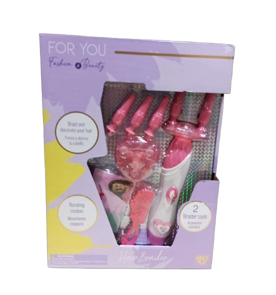 CAJA JUGUETE BELLEZA ACCESORIOS DE PELO NIÑA - 1