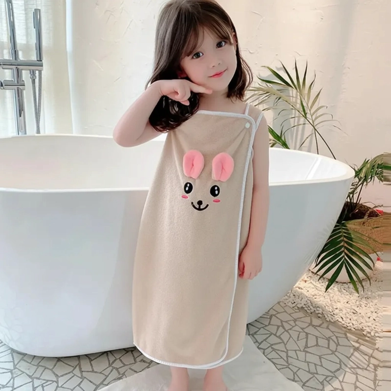 TOALLA DE BAÑO SPA ABSORBENTE Y SECADO RAPIDO PARA NIÑA - 1