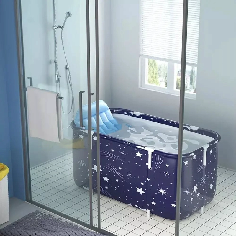 BAÑERA PLEGABLE PORTATIL ADULTOS Y NIÑOS BALDE SPA 110×55CM - 1