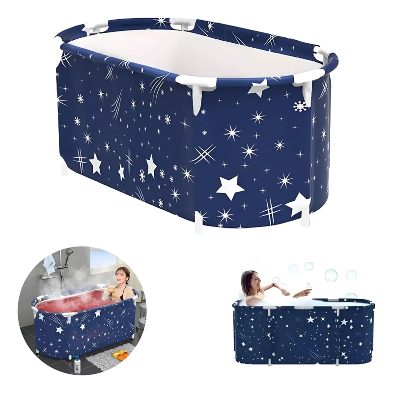BAÑERA PLEGABLE PORTATIL ADULTOS Y NIÑOS BALDE SPA 110×55CM - 7