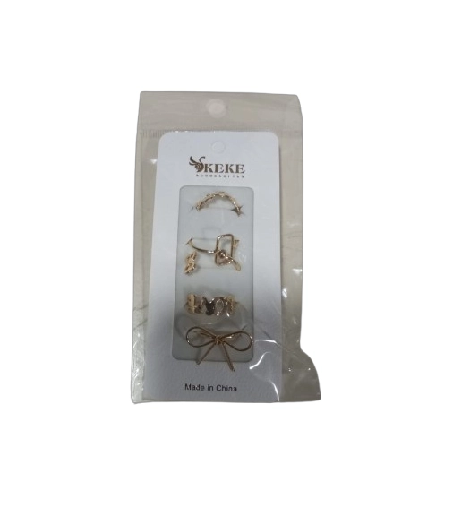 SET 5 ANILLOS LINDOS PARA MUJER - 1