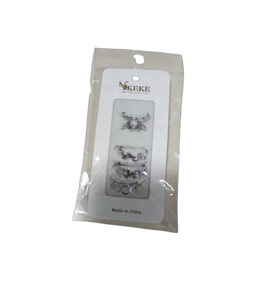 SET 5 ANILLOS LINDOS PARA MUJER - 1