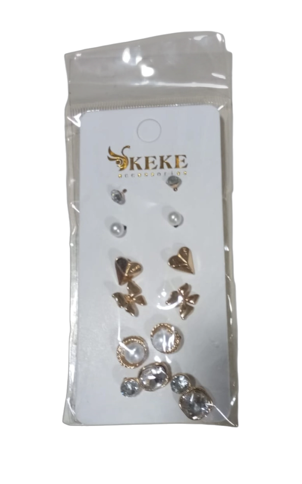 SET 6 PARES AROS PARA MUJER - 1