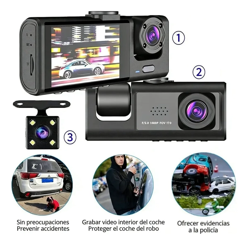 CAMARA REGISTRADORA HD PARA AUTO - 6