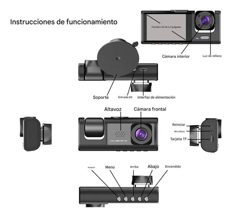 CAMARA REGISTRADORA HD PARA AUTO - 7