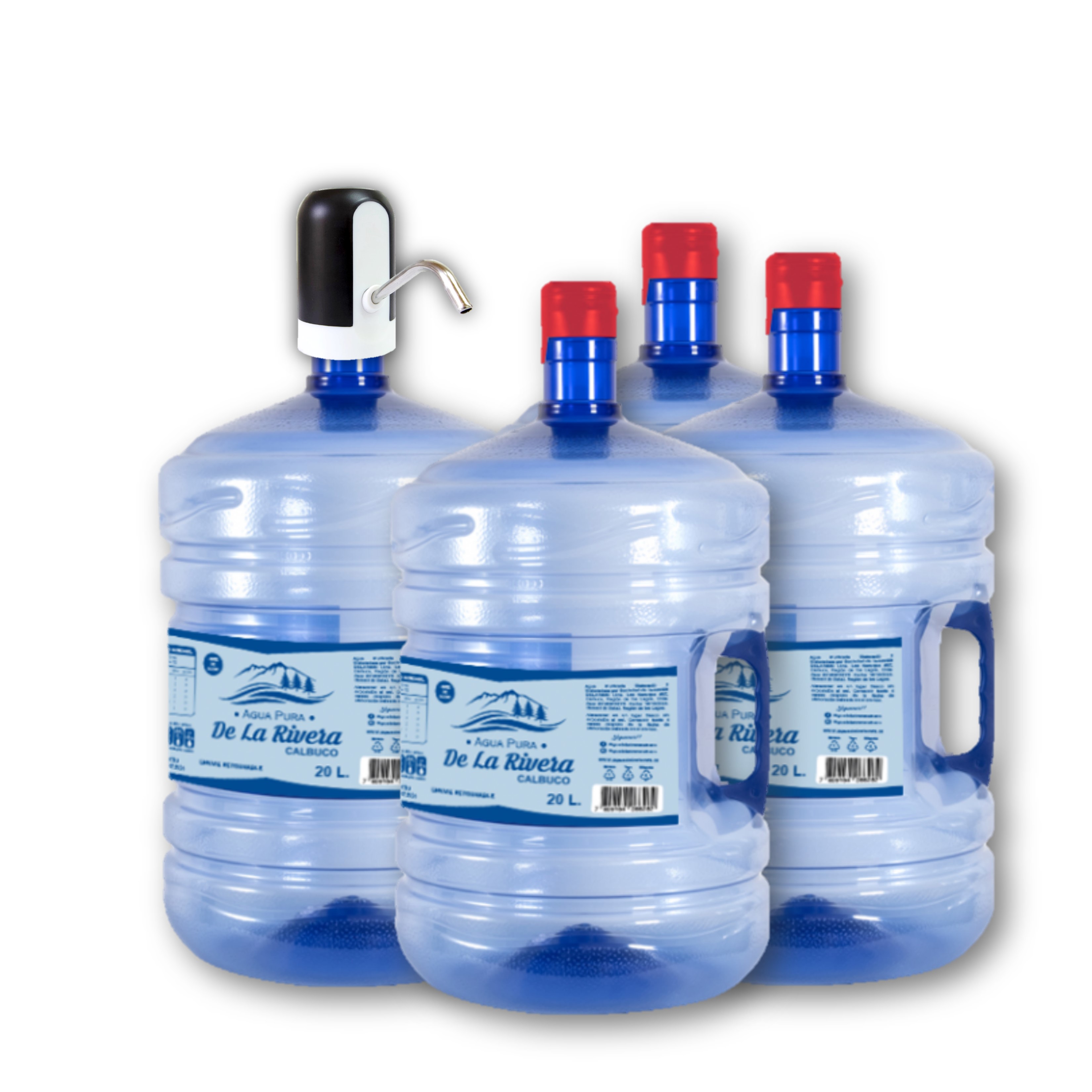 SET AGUA PURIFICADABIDON 4 UN + DISPENSADOR ELECTRÓNICO - 1
