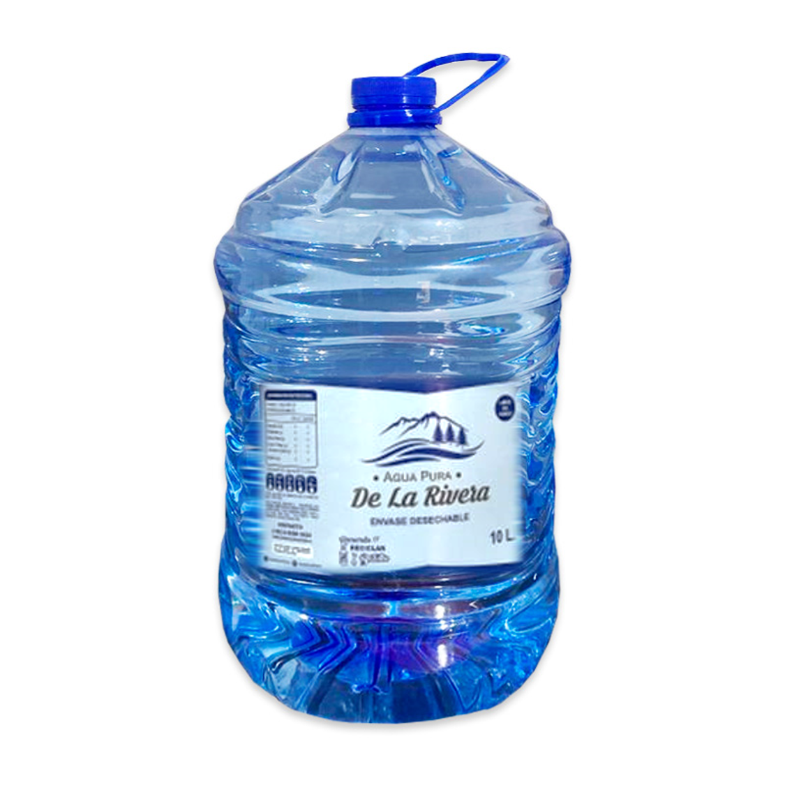BIDÓN DESECHABLE DE AGUA PURA DE LA RIVERA 10L - 1
