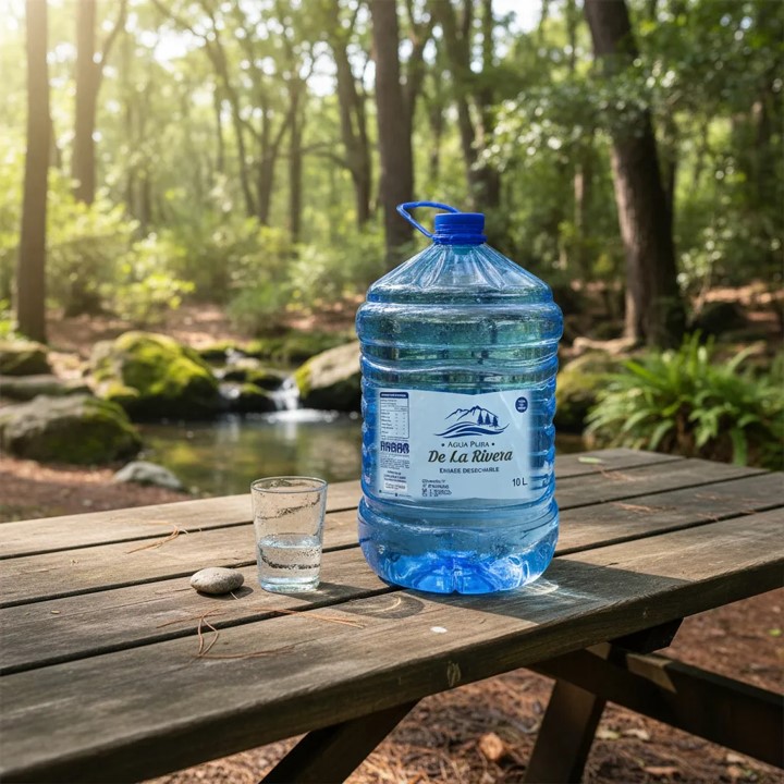 BIDÓN DESECHABLE DE AGUA PURA DE LA RIVERA 10L - 2