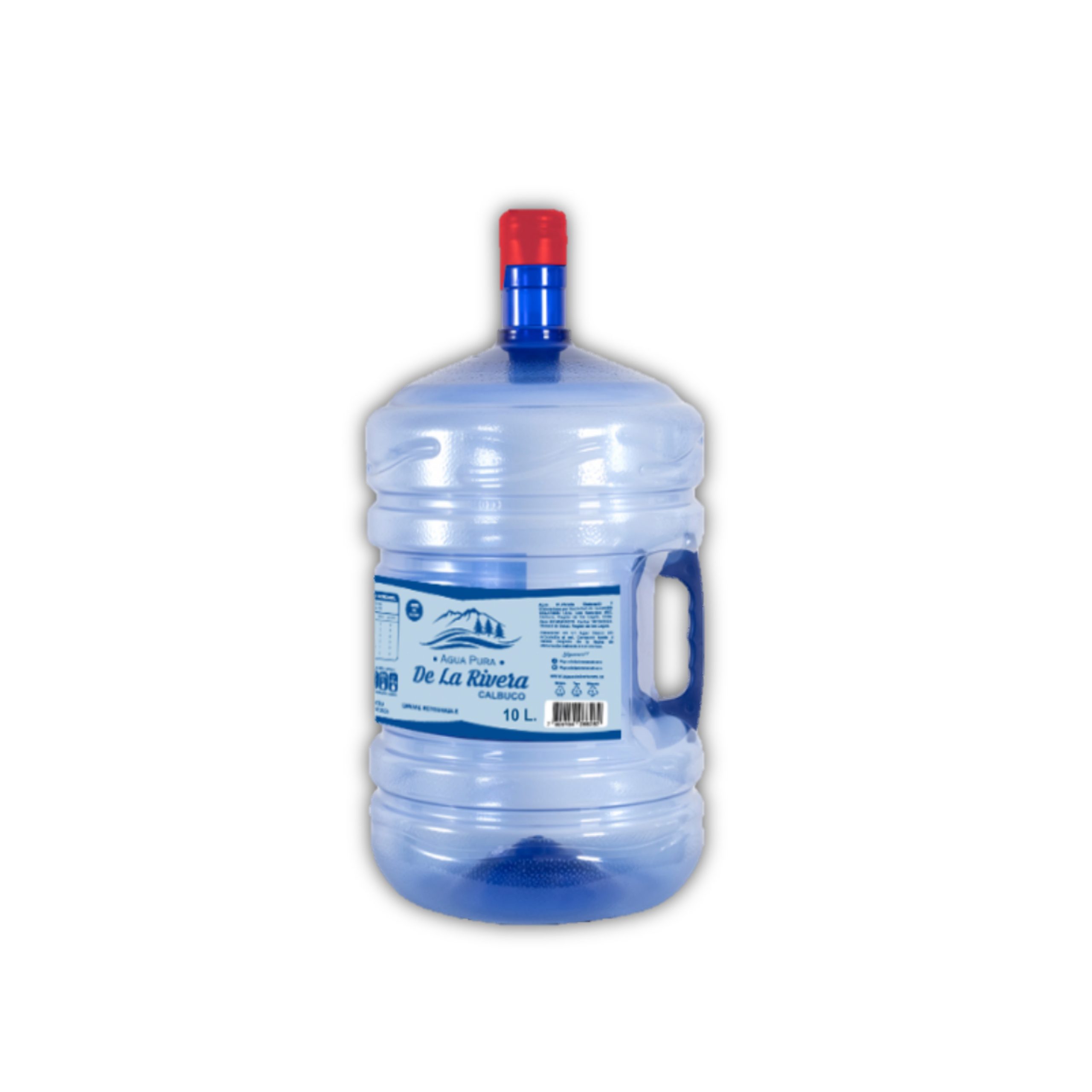 Bidón PET con recarga de agua pura De La Rivera 10L - 1
