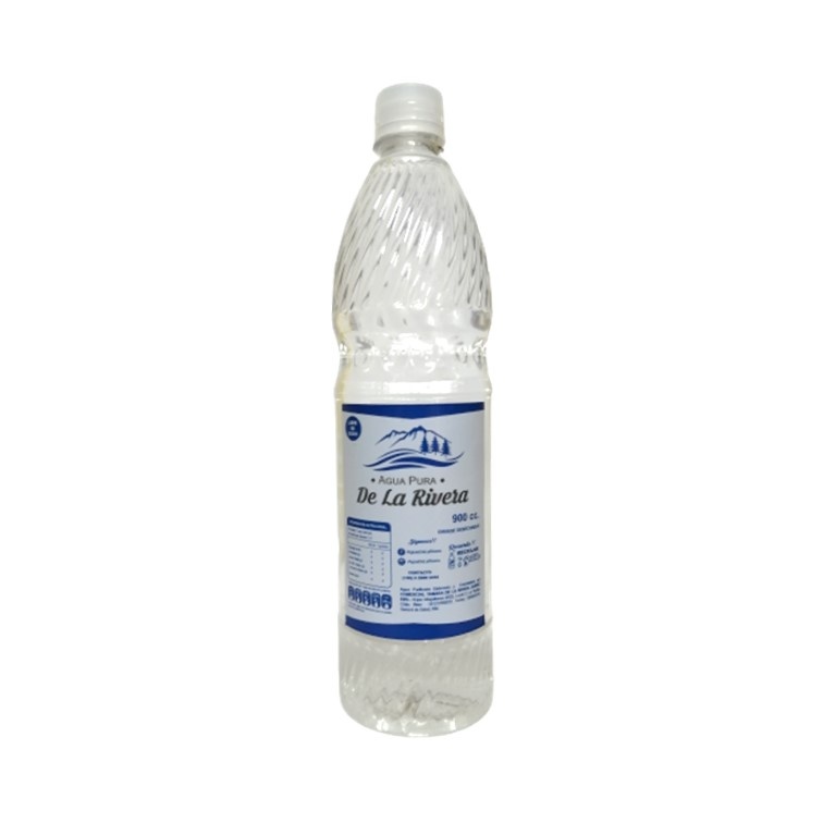 AGUA PURIFICADA DE LA RIVERA 900 CC - 1