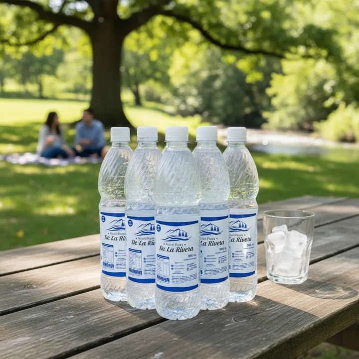AGUA PURIFICADA DE LA RIVERA 900 CC - 2