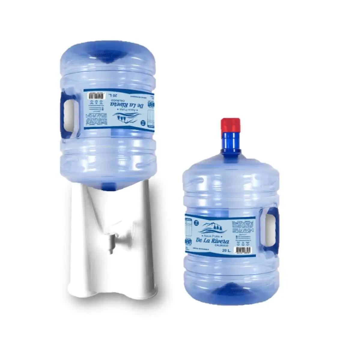 SET AGUA PURIFICADABIDON 2 UN + DISPENSADOR SOBREMESA - 1