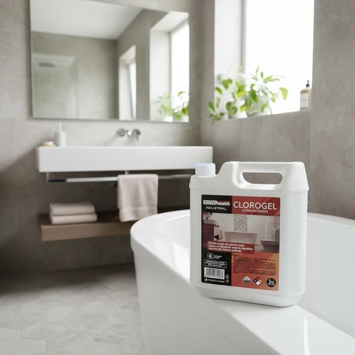 CLORO GEL CONCENTRADO INDUSTRIAL 5L STRONGER - 2
