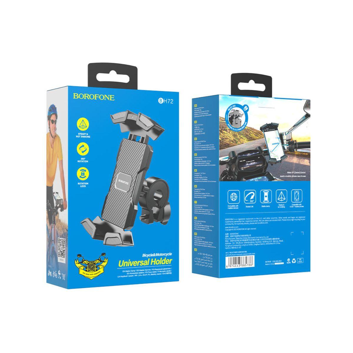 SOPORTE CELULAR PARA MOTO BOROFONE BH72 - 3