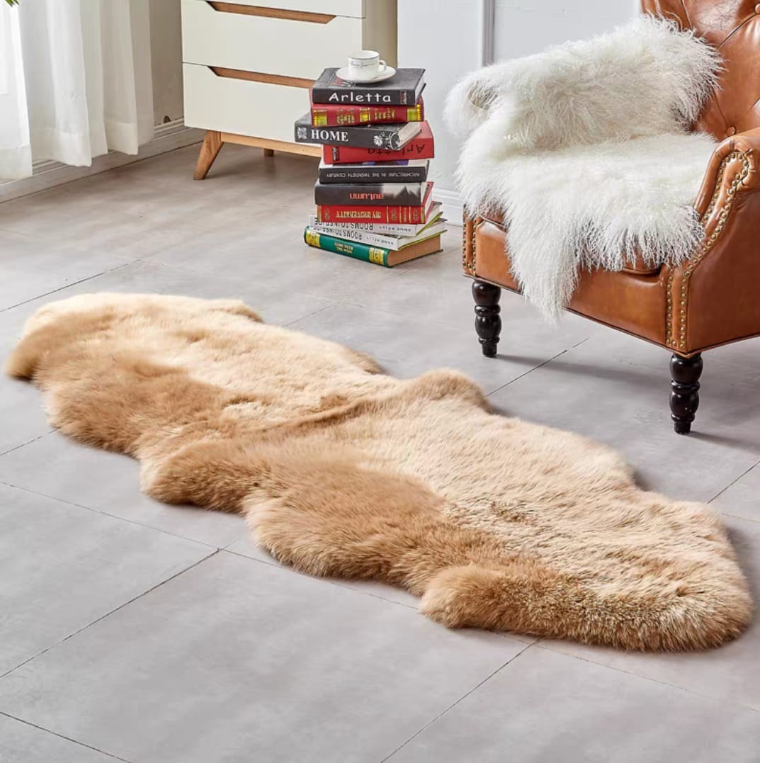 ALFOMBRA ANGELES DEL HOGAR FELPA SHAGGY PELO LARGO 60 X 180 CM - 1